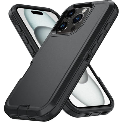Armor Shockproof iPhone Case – Hard PC + TPU Back Cover