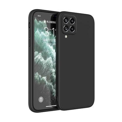 Funda Original Phone Case for Samsung A12 M12 A22 M22 A32 A42 A52 A72 5G Matte Silicone Camera Protective Cover Cases