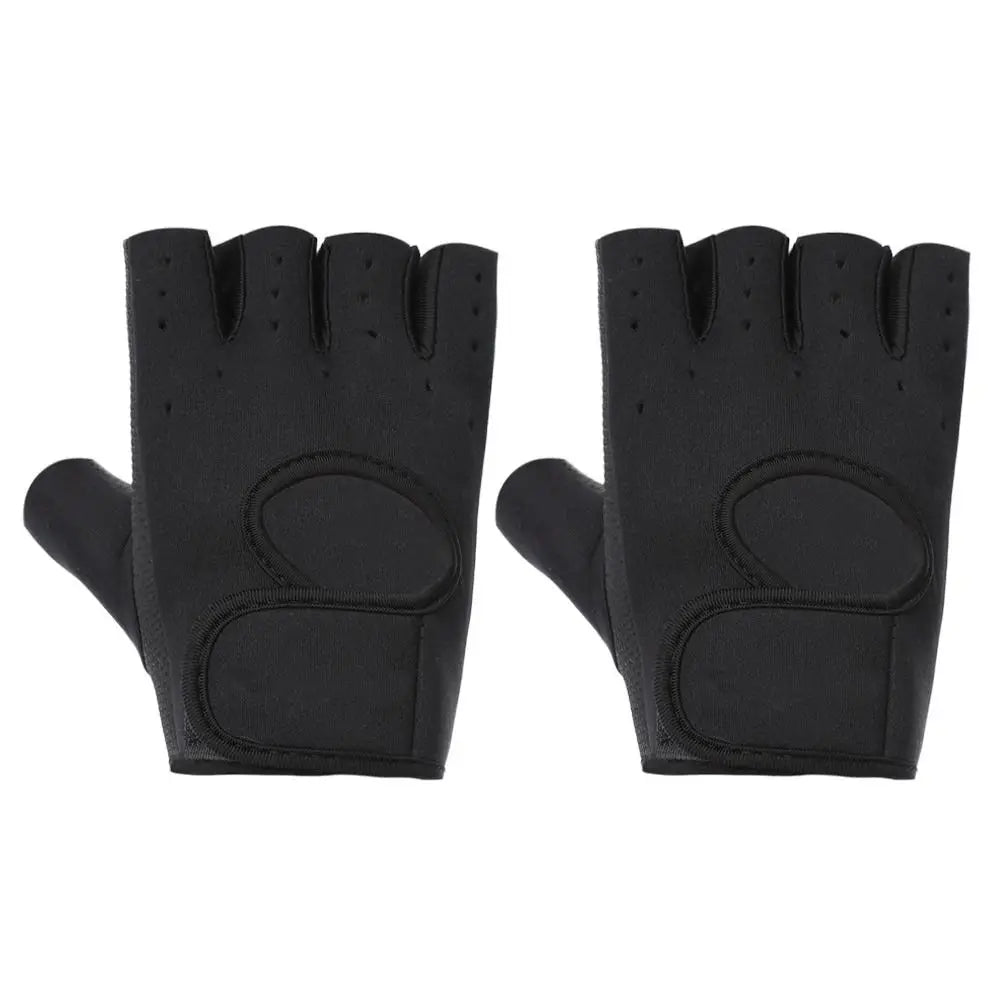 Women Men Fitness Gym Gloves Weightlifting Gloves Half Finger Breathable Non-slip Gel Pad Bodybuilding Training Dumbbells Gloves