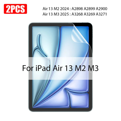 2PCS Paper Film Like For iPad 11th A16 10 9 9th 10th Generation Pro 13 M4 M5 12.9 Screen Protector Ipad Air 11 5 4 M3 M2 Mini 7