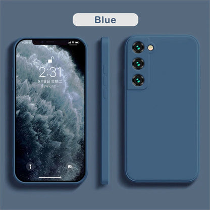 Delicate Liquid Silicone Camera Lens Protector Case For Samsung A17 A16 A56 A36 A15 S23 S24 S25 S26 UItra Plus Funda Coque Cover