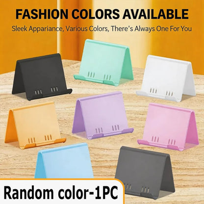 Adjustable Phone Holder Stand Portable Foldable Desktop Phone Support  Universal Cell Phone Stand for iPhone, Samsung