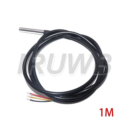For Arduino 18B20 Cable Stainless Steel Waterproof DS18b20 12/3/5M Thread Temperature Probe Temperature Sensor