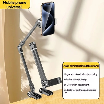 Adjustable Tablet Stand 360-degree Rotation 3 Sections Arms Bedside Phone Holder for 5-12Inch Phone Ipad Pro Mini for Xiaomi