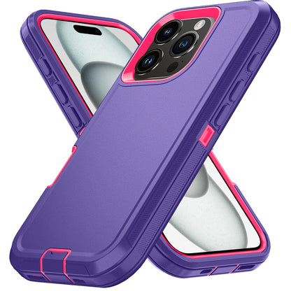 Armor Shockproof iPhone Case – Hard PC + TPU Back Cover