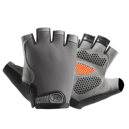Gym Gloves Women Men Weightlifting Dumbbell Fitness Sport Training Exercise Gloves Non Slip Breathable Fingerless Cycling Gloves