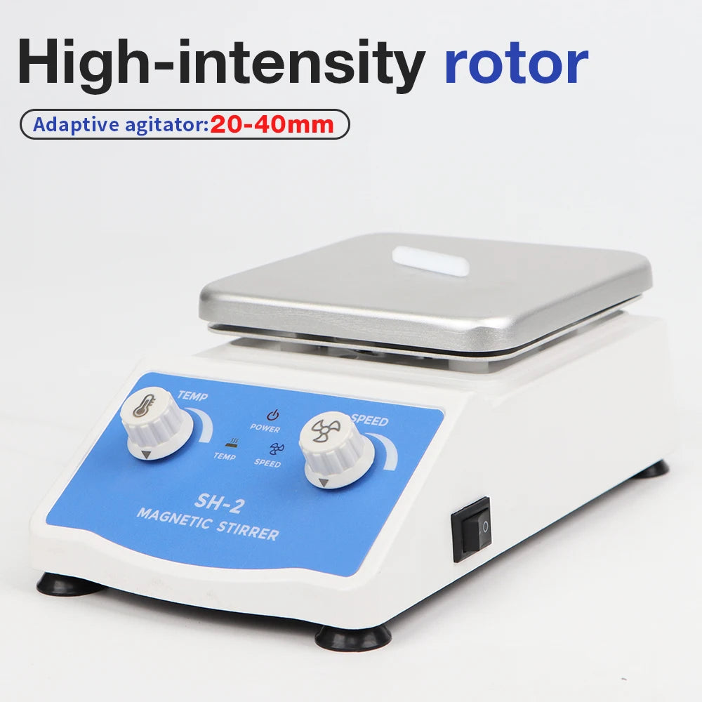 Heating Magnetic Stirrer Digital Display Thermostatic Stirrer Laboratory Hot Plate Magnetic Mixer Adjustable Speed 1600rpm