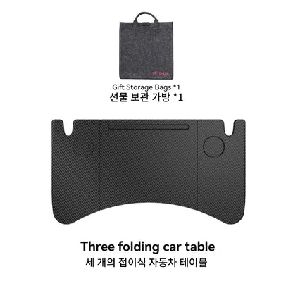 YZ For Tesla Model 3 Highlan Modle Y X S 2018-2026  Steering Wheel Laptop Tray Travel Desk Portable Office Table Car Accessories