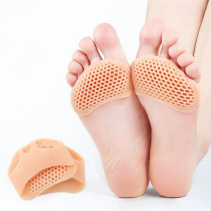 2Pcs Silicone Gel Toe Separator Hallux Valgus Bunion Adjuster Foot Protector Cushion Daily Feet Care Supply