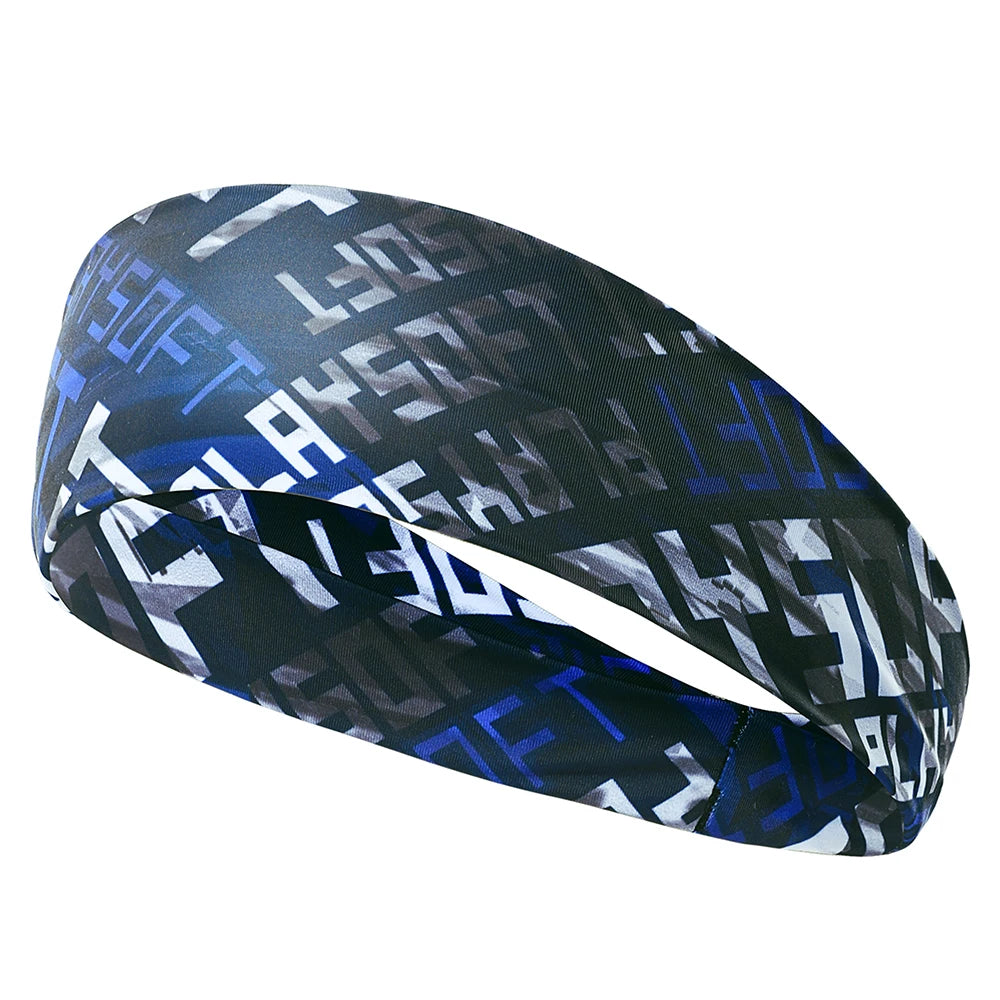 Gothic Skull Headband Sweat Bandage Sport Head Hair Band Workout Tennis Fitness Jog Basketball Running Scary Sweatband Women Men