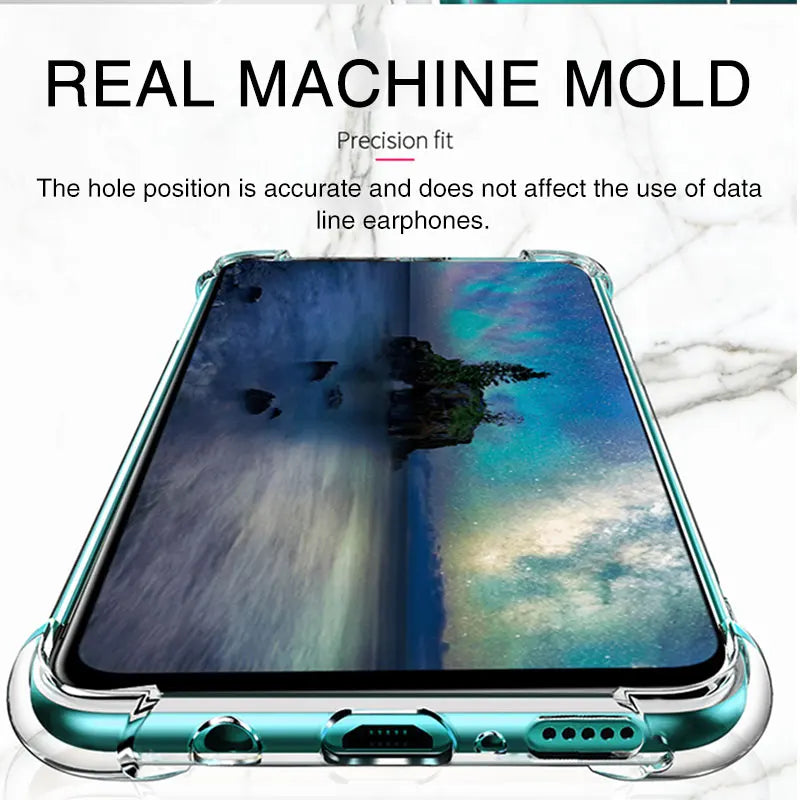 Airbag Thick Shockproof TPU Clear Case For Xiaomi Redmi Note 9 9s Note9 Pro Silicone Transparent Soft Cover Cases