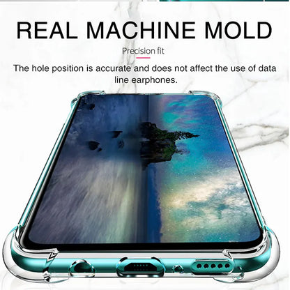 Airbag Thick Shockproof TPU Clear Case For Xiaomi Redmi Note 9 9s Note9 Pro Silicone Transparent Soft Cover Cases