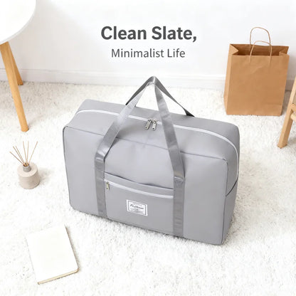 Foldable Multi-Purpose Storage Tote Bag, Space-Saving Travel Organizer for Closet and Trip Use