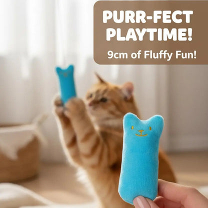2026 New Teeth Grinding Catnip Toys Funny Interactive Plush Cat Toy Claws Thumb Bite Cat Mint Pet Kitten Chewing Toy For Cats