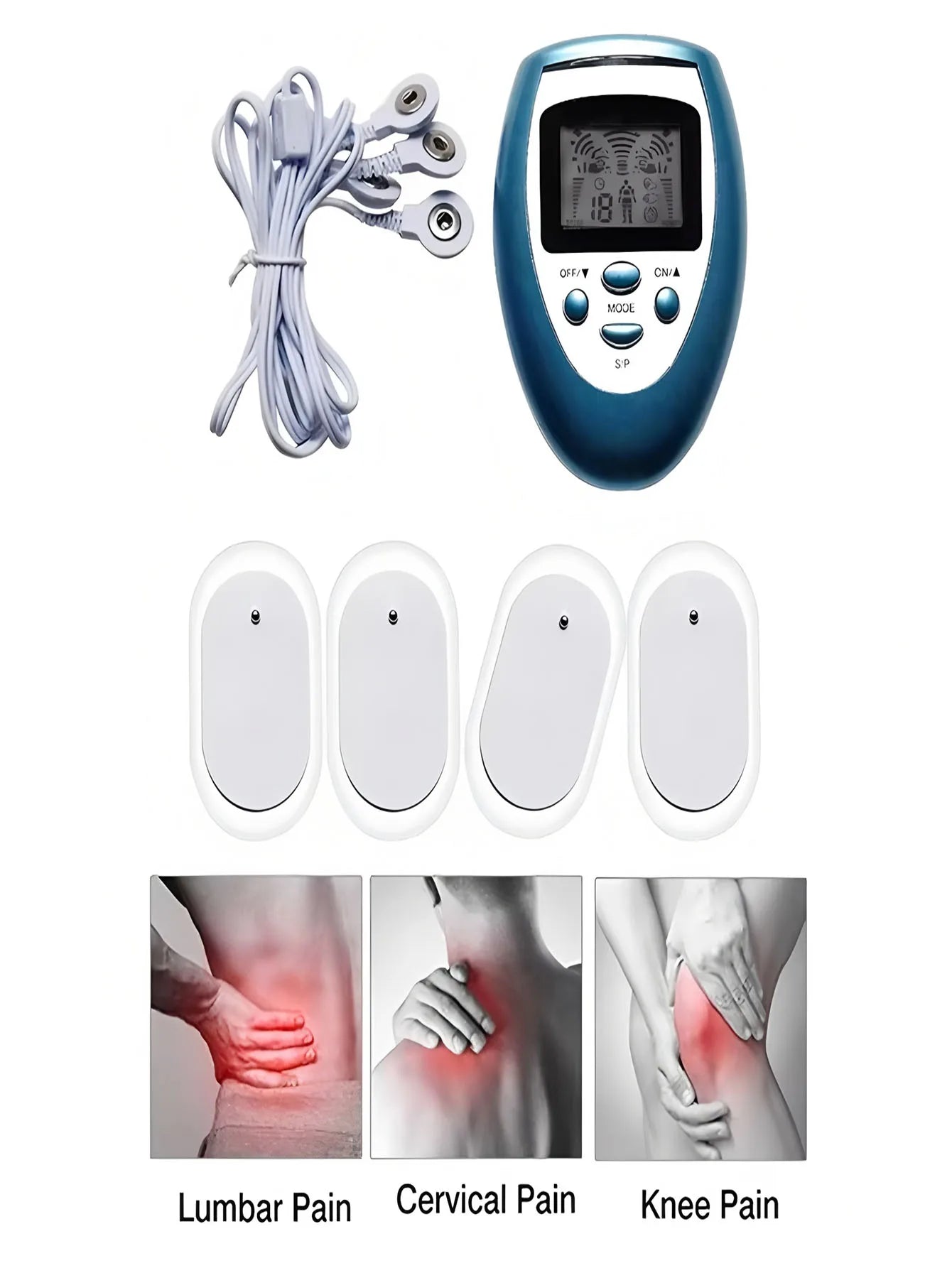 2026Electric Pulse Massager TENS EMS Electrical Nerve Muscle Stimulator Electrostimulator Low Frequency Massage Device