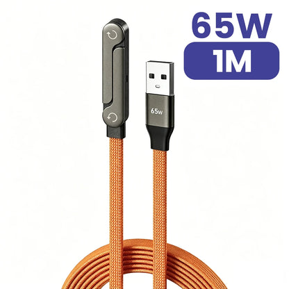 240W 2 in 1 USB C to USB C Fast Charging Foldable Bracket Data Cable Type C Desktop Holder Charging Wire For Iphone17 16 Samsung