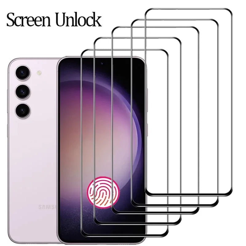 For Samsung S24 Glass, S26 S25 S24 Ultra Screen Protector For Samsung Galaxy S23 Glass Samsung S24 Ultra Tempered Glass Samsung S23 FE S20 S21 S22 Plus Protective Film Galaxy S24 Screen Protector Samsung S22
