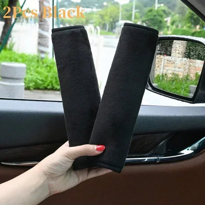 Universal Comfort Car Seat Belt Shoulder Pads Soft Polyester Protection for Adults Teens Accessories for Cozy Safe Rides Amagi