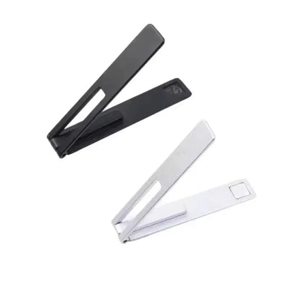 Magnetic Ultra Thin Foldable Mobile Phone Holder Bracket Metal Alloy Desktop Cell Phone Stands Universal Phone Support Kickstand
