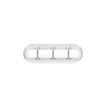 VIKEFON Cable Cord Wire Organizer Silicone USB Cable Winder Management Clips Self Adhesive for Mouse Keyboard Headset For iPhone