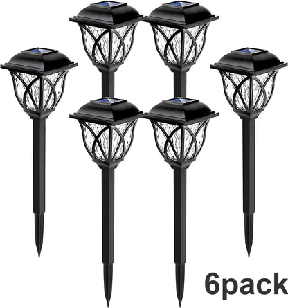1-10Pack Solar Yard Lights Bright Lawn Lights Outdoor Waterproof Led Solar Pathway Lights Landscape Path Lights