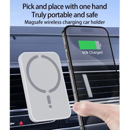 30W Car Magnetic Wireless Charger Air Vent GPS Phone Holder Stand For Magsafe iPhone 17 16 15 14 13 12 Pro Max Fast Charging