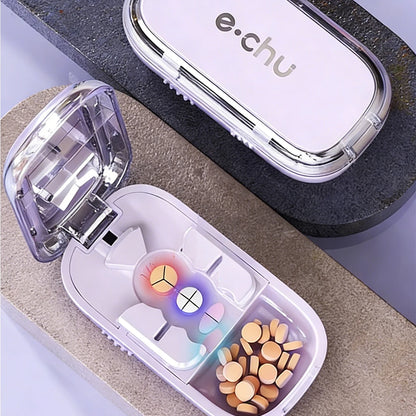 Portable Pill Splitter Pill Divider, and Pill Cutter That Can Precisely and Evenly Split Pills into Halves, Thirds, and Quarters