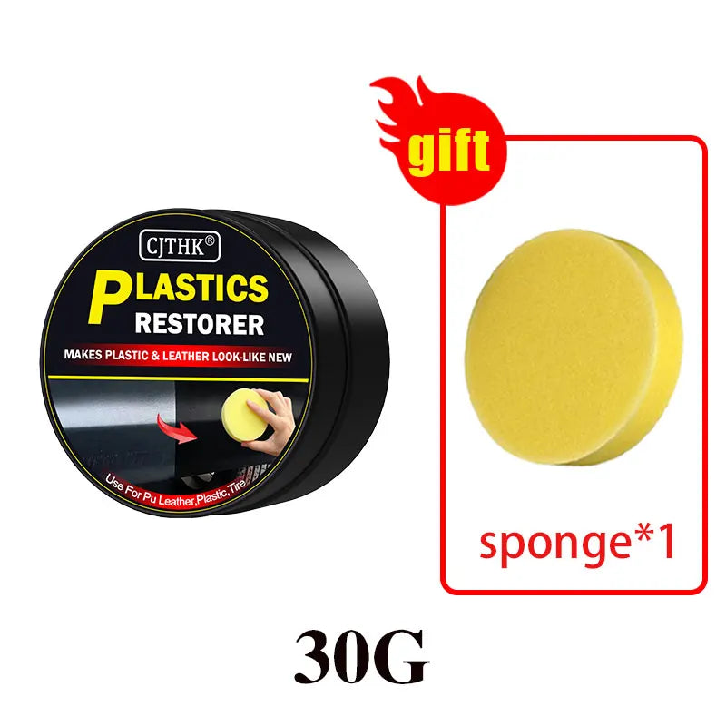 Car Plastic Restorer and Leather Coating – Back to Black Gloss