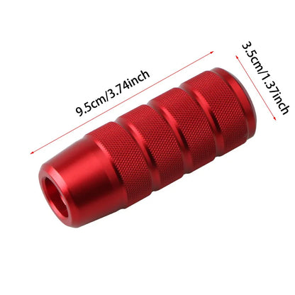 Car Accessories Universal Aluminum Gear Shift Knob Stick Manual Shift Knob Shifter With Adapters Gear Shift Knob Fits Most Car