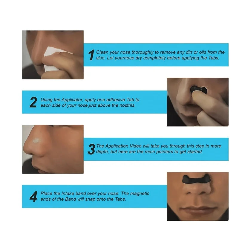 Novice Friendly Gentle Nasal Expansion Magnetic Suction Anti Snoring Nasal Patch Set, Easy-to-use Anti Snoring Sleep Pla H2636-7