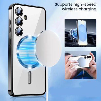 Plating For Magsafe Magnetic Case For Samsung Galaxy S26 S25 FE S24 S23 Ultra A56 A36 A26 A55 A54 A17 A07 A16 A35 A15 Cover