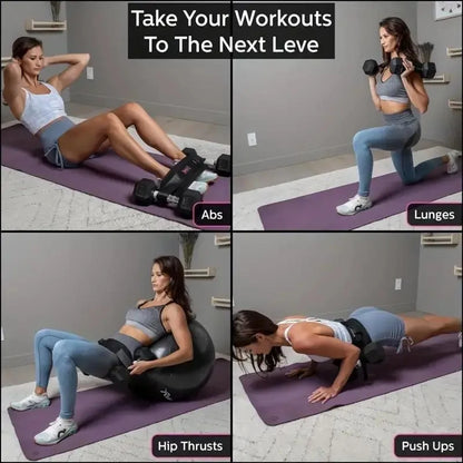 Adjustable Weighted Hip Bridge Belt for Home Gym