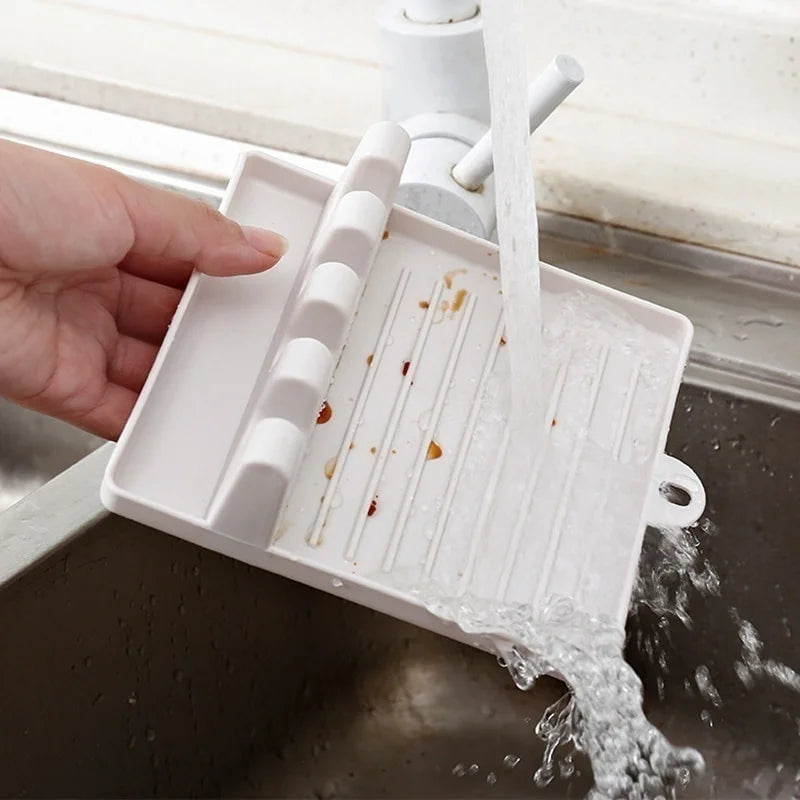 Non-Slip Kitchen Spoon & Spatula Holder – Countertop Rest