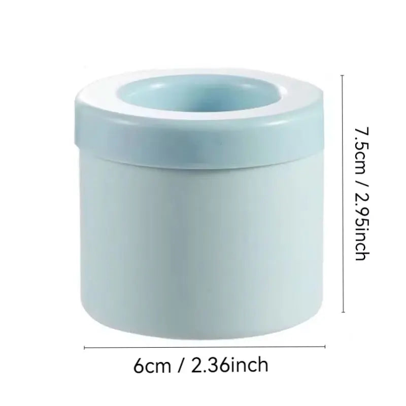 Silicone Ice Cube Mold Round Ice Bucket Summer Homemade DIY Refrigerator Freeze Ice Maker Creative Ice Cube Mold Barware Tools