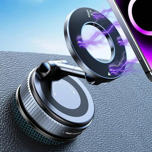 360° Nano Gel Magnetic Car Phone Holder with Suction Cup Mount