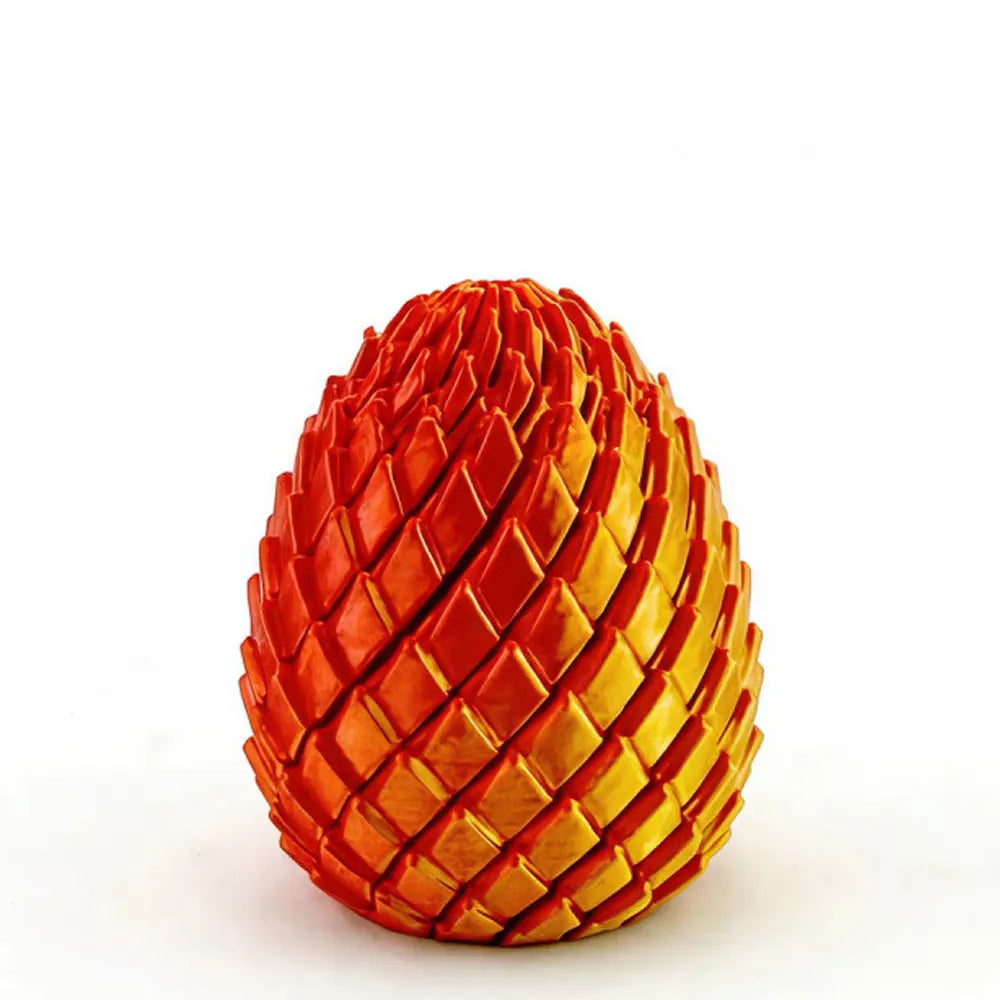 3D Printing Dragon Egg Stress Relief Model, Deformable Twist Egg, Creative Stress-Relief Gadget Desk Ornament