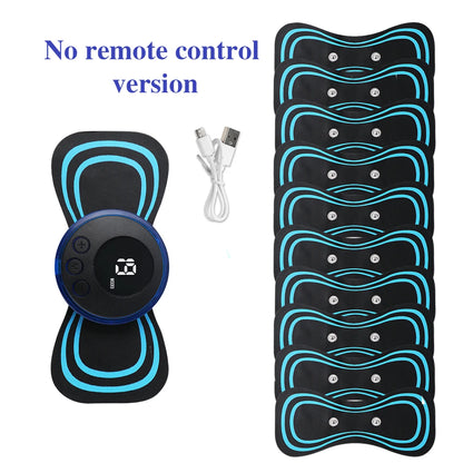 Mini Portable EMS Neck Massager Electric Neck Stretcher For  Cervical Muscle Pain Relief And Shoulder Relaxation Massage Patch