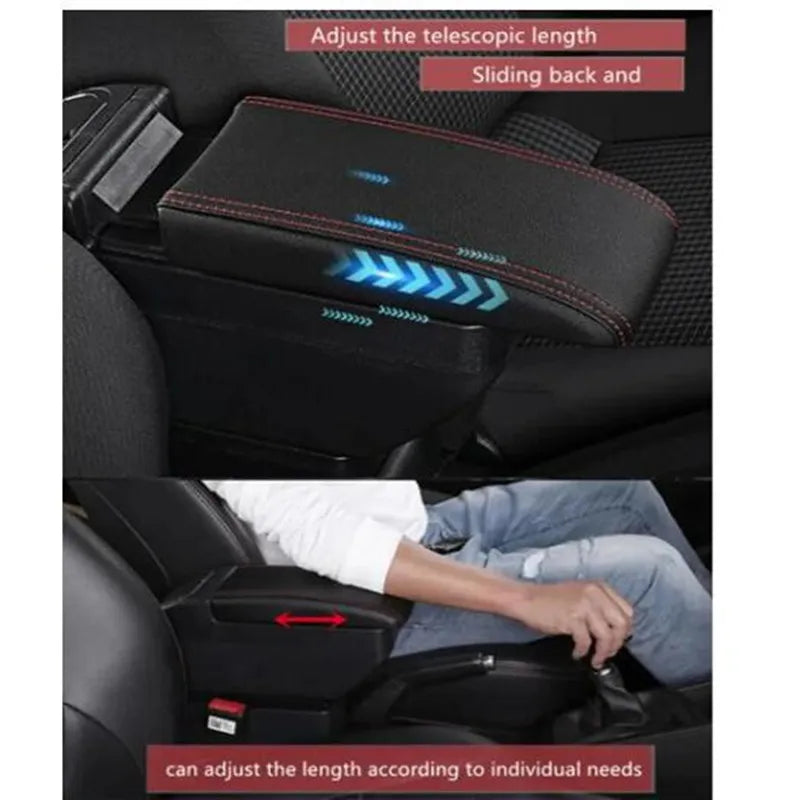 For Suzuki Vitara Armrest Box Double Layer Car Armrest Box Central Storage Box Interior Dedicated Retrofit Car Accessories