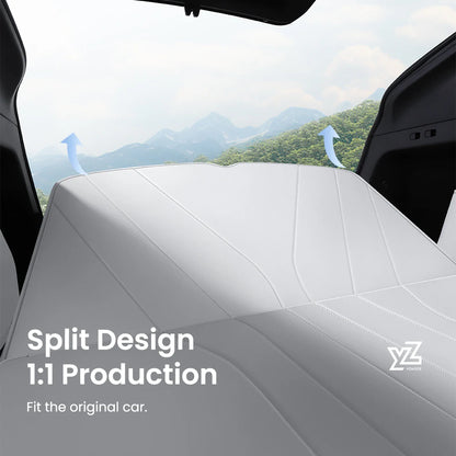 YZ For Tesla Model Y Juniper 2021-2026 Leather Trunk Mats Fully Surrounded Waterproof Non-Slip Liner Custom Floor Mat Accessorie