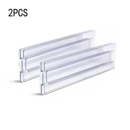 1/2/4/6/8PCS Drawer Wardrobe Dividers Organizers Expandable From Kitchen Drawer Organizer, Clear Plastic Partition Plate Tools