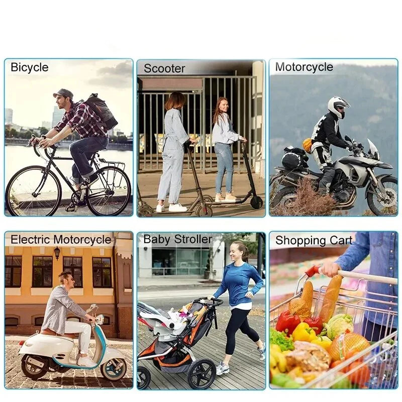 Universal 360° Rotatable Non-Slip Bicycle Phone Holder Adjustable Stand for MTB Bike Moto Motorcycle Durable Cycling Accessory