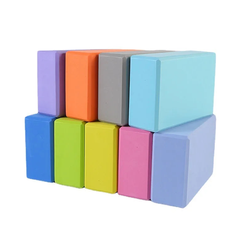1/2PCS Gym Foam Brick Training Exercise Fitness Equipment Dance Yoga Auxiliary Tool Stretching Body Shaping EVA Yoga Blocks