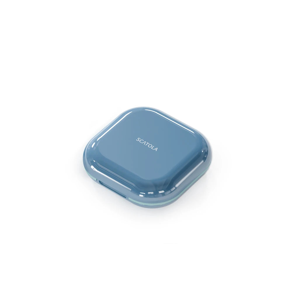 Waterproof Pill Case 4 Compartments Pill Organizer Portable Travel Medicine Box for Vitamins Supplements Outdoor Pill Holder