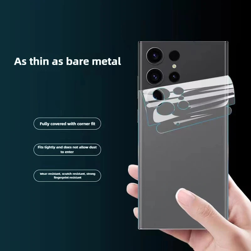 2PCS Back Rear Sides Cover Hydrogel Film for Samsung Galaxy S25 S24 S23 S22 Ultra Plus Screen Protector Soft HD Clear Matte Film