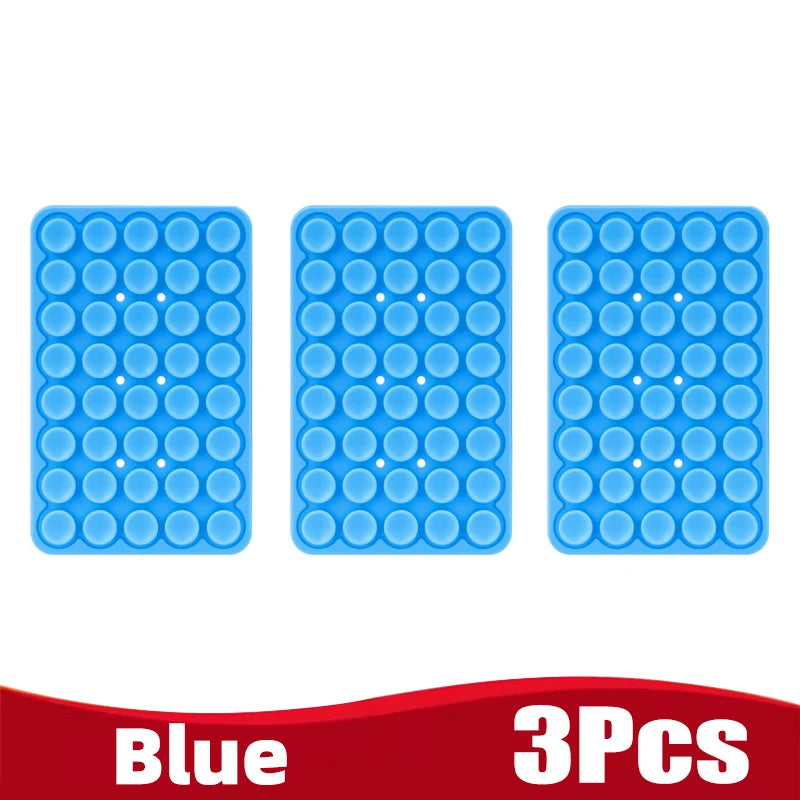 Silicone Suction Cup Phone Holde Multifunctional Fixed Anti-slip Mobile Fixture Double Sided Detachable Phone Rubber Sucker Pad