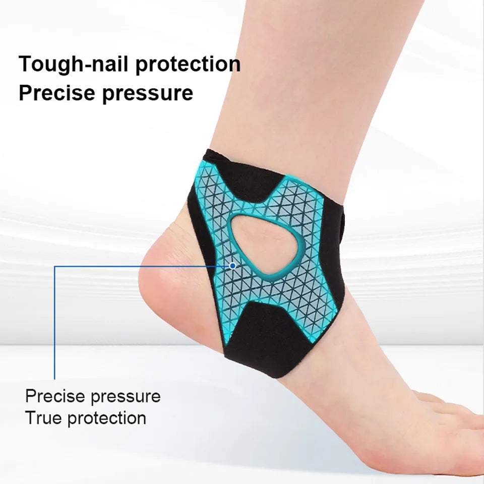 Ultra-thin Ankle Brace Bi-directional Strap Compression Stabilizes Tendons Motion Ankle Fixation Brace Prevents Ankle Sprains
