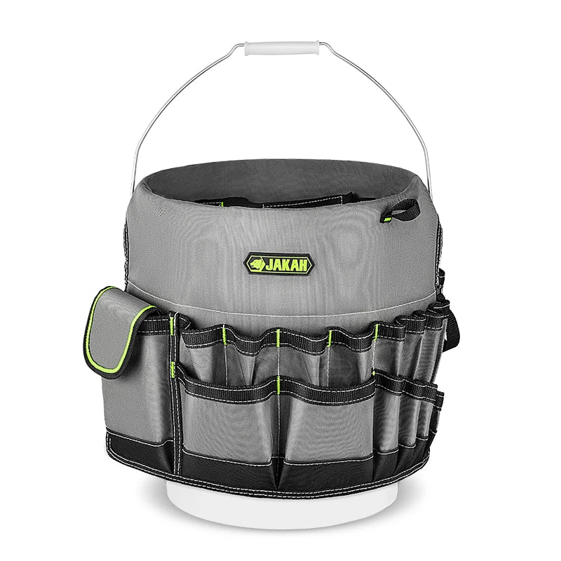 31-Pocket Bucket Tool Organizer for Easy Tool Access Water-Resistant Construction Fits to 3.5-5 Gallon Bucket JK-212
