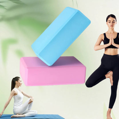 1/2PCS Gym Foam Brick Training Exercise Fitness Equipment Dance Yoga Auxiliary Tool Stretching Body Shaping EVA Yoga Blocks