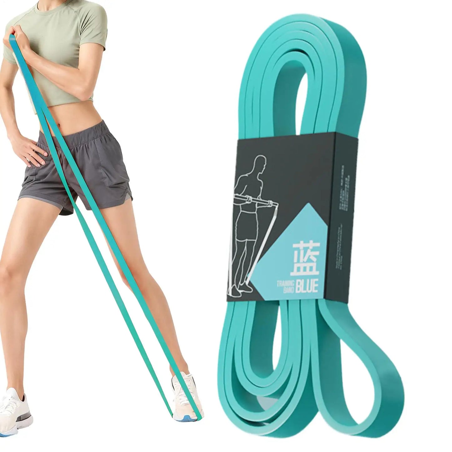 Workout Resistance Bands Elastic Stretching Strength Training Pull Up Elastic Bands For Exercise For Women Men Home Gym Pilates