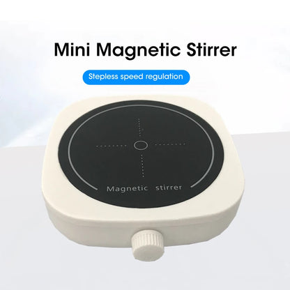 Magnetic Stirrer Kitchen Liquid Mixing Mini Lab Stir Mixer Portable Stirrer Plate with Stir Bar USB 2L 4000RPM for Laboratory